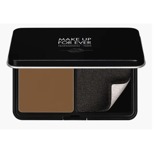 Makeup Forever Matte Velvet Skin Blurring Powder Foundation Dark Brown - Picture 1 of 7